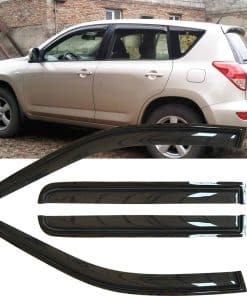 Conjunto de 4 deflectores de viento laterales irrompibles y