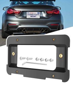 Soporte de placa de matrícula trasera compatible con BMW