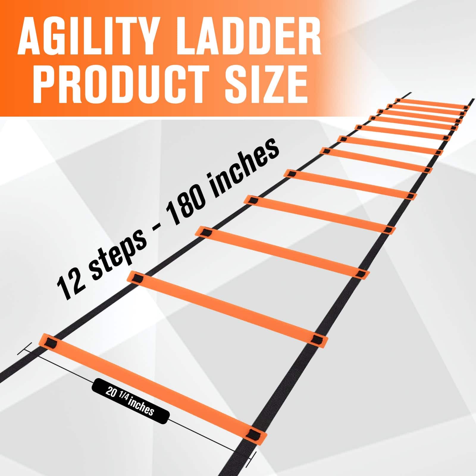 9TH SHOP Agility Ladder, Speed Ladder Agility Ladder, 20 - Imagen 4
