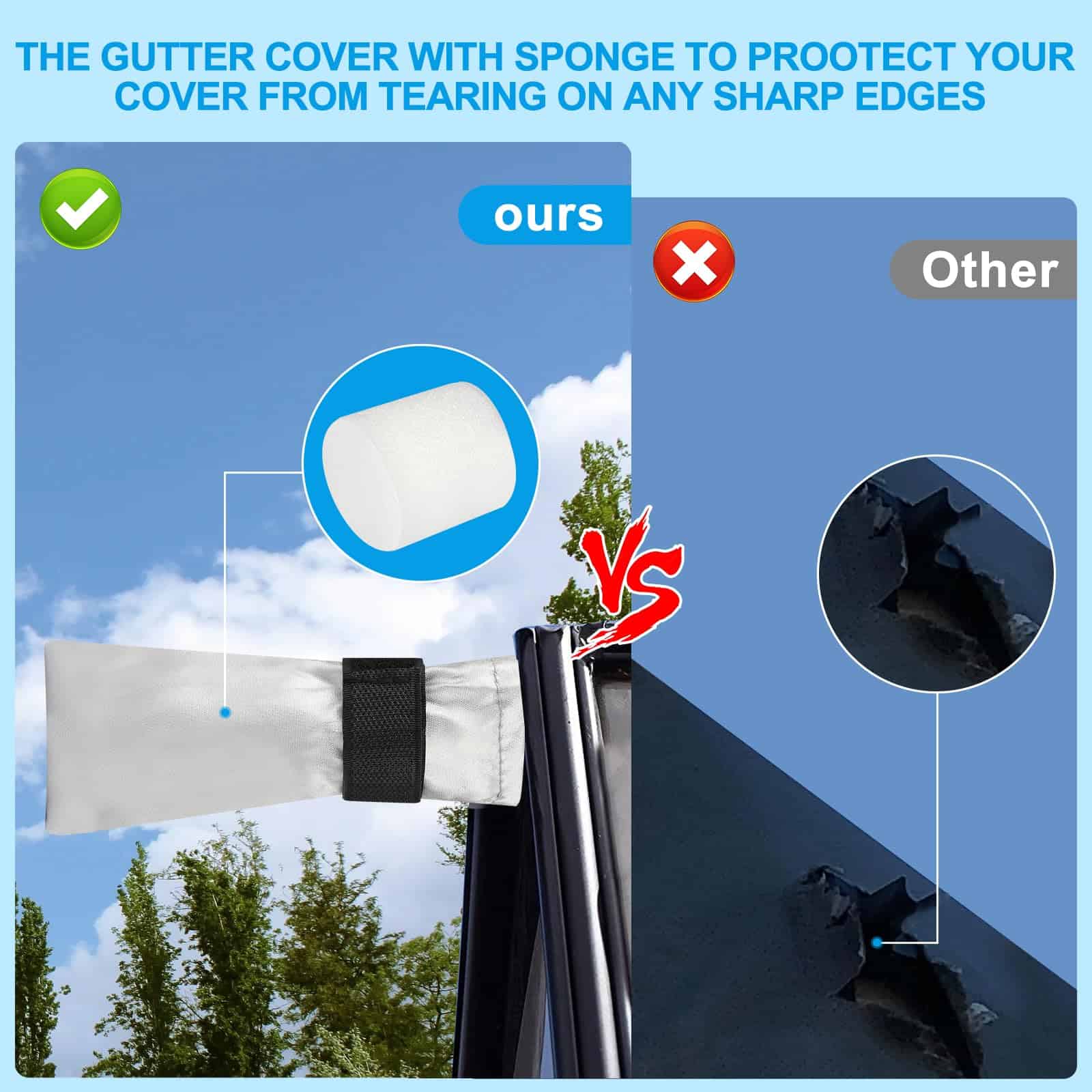 Fundas para remolque para viaje Mofeez de tela Oxford, - Imagen 3