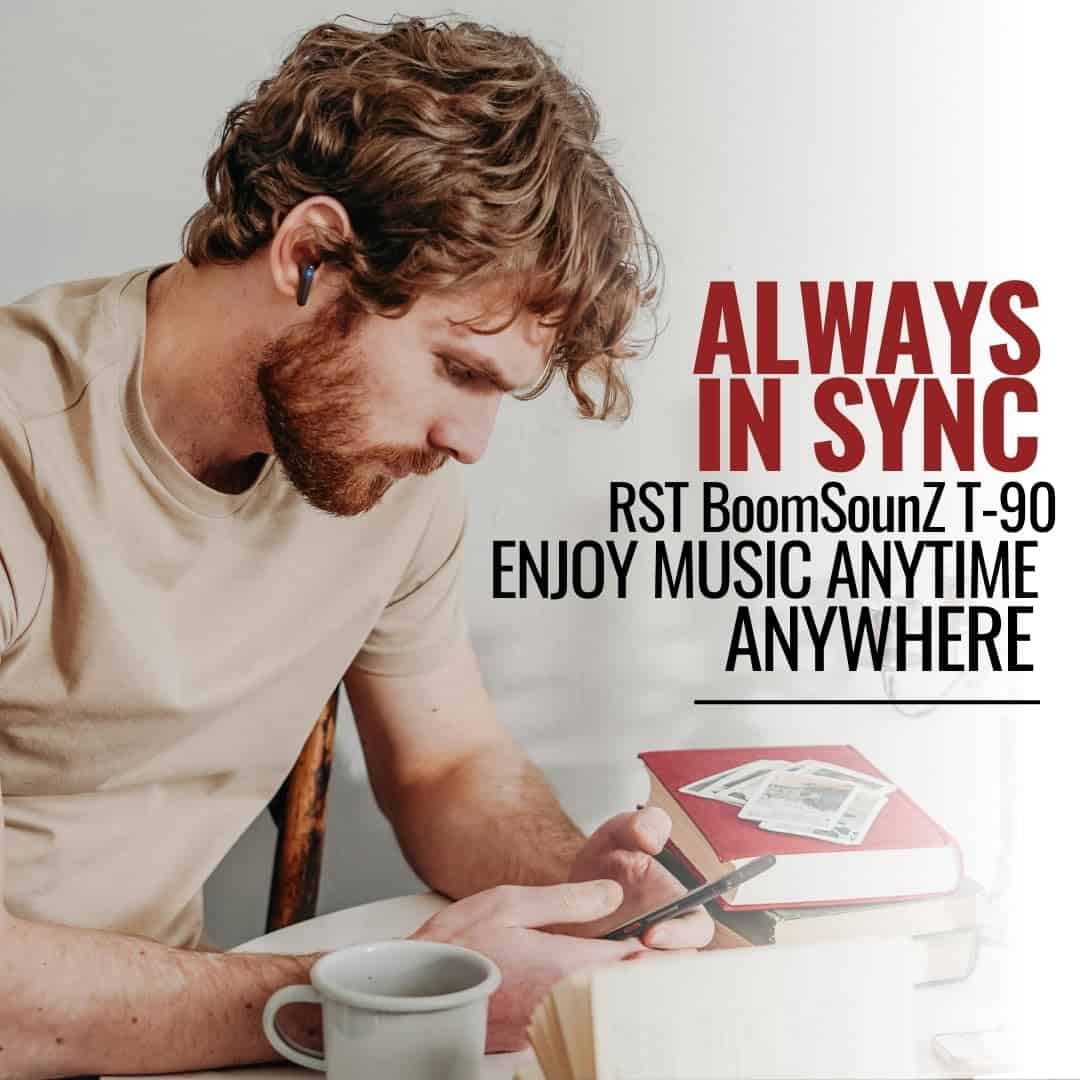 Audífonos inalámbricos resistentes al sudor T-90 BoomSounZ - Imagen 7