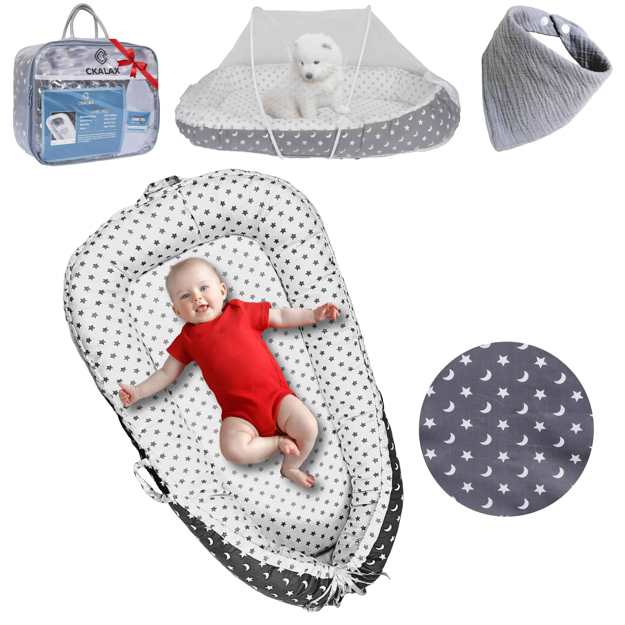 Cuna para bebé de 0-24 meses para niña y niño con