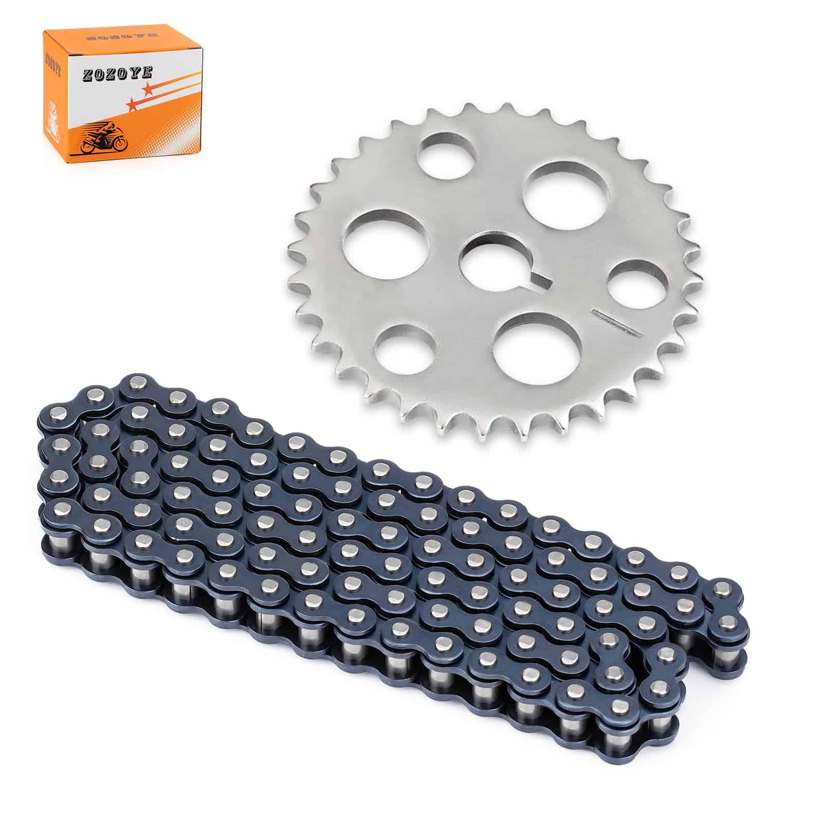 Cadena de tiempo de levas y piñón de engranaje para Yamaha