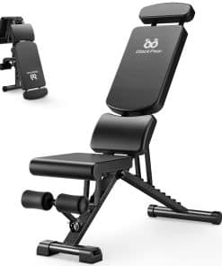 Banco de Pesas Ajustable para Gimnasio en Casa con Respaldo