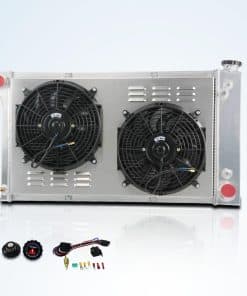 Radiador CC369 de 3 Filas + Ventilador Cáscara Compatible