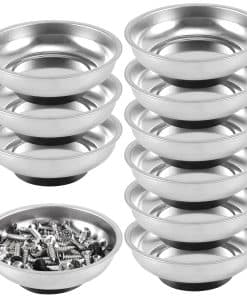 FUNSUEI 10 Packs 6 Pulgadas Bandeja Magnética, Acero