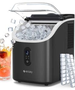 Máquina de hielo ecozy para encimera, 33 libras por día,