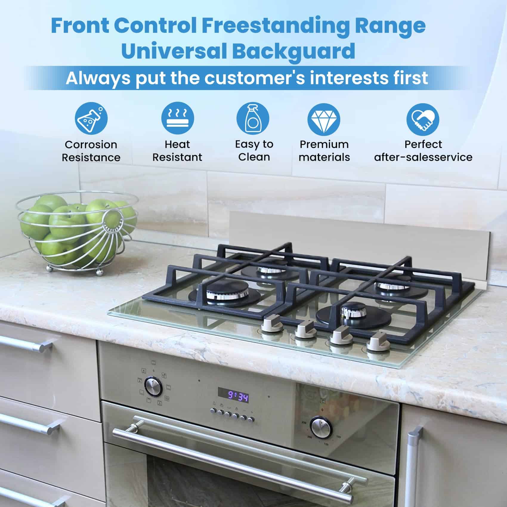 11NBBKGDDS Protector de pared universal para estufa - Imagen 8