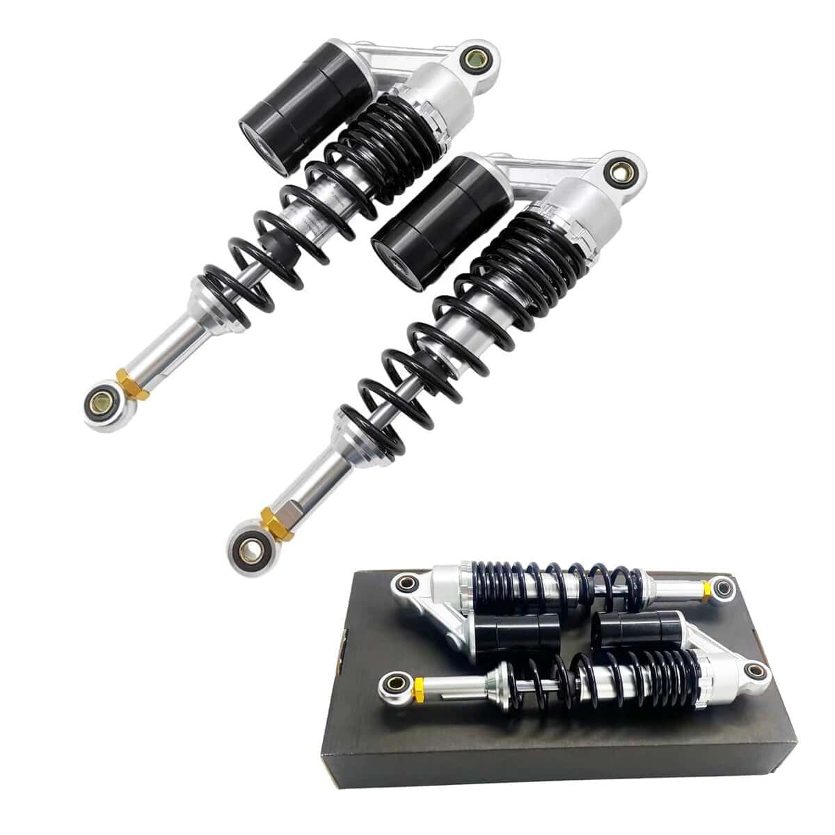 1 par de amortiguadores traseros de aire ajustables de 330