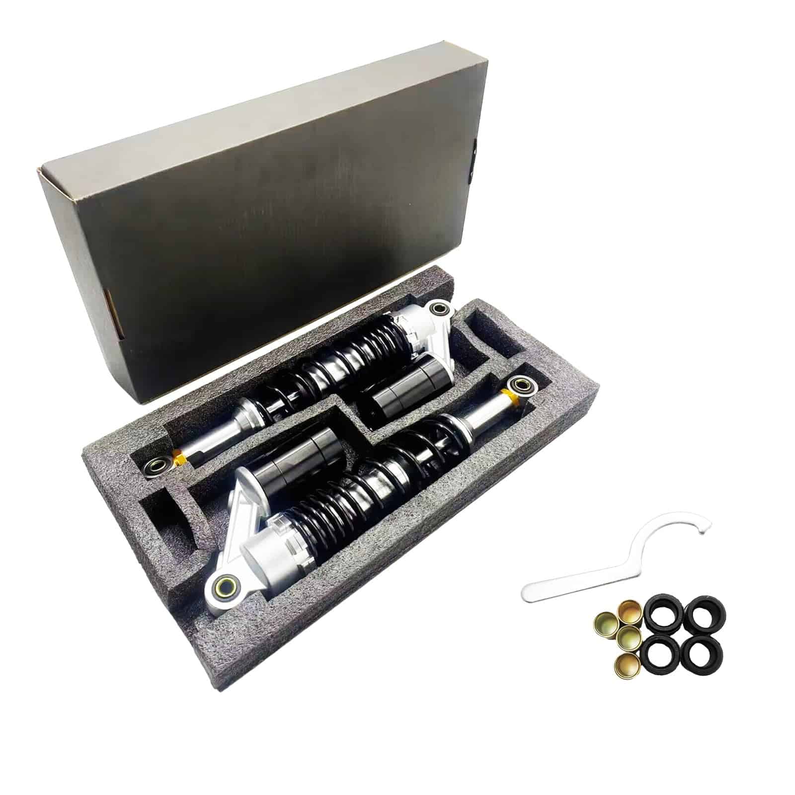 1 par de amortiguadores traseros de aire ajustables de 330 - Imagen 6