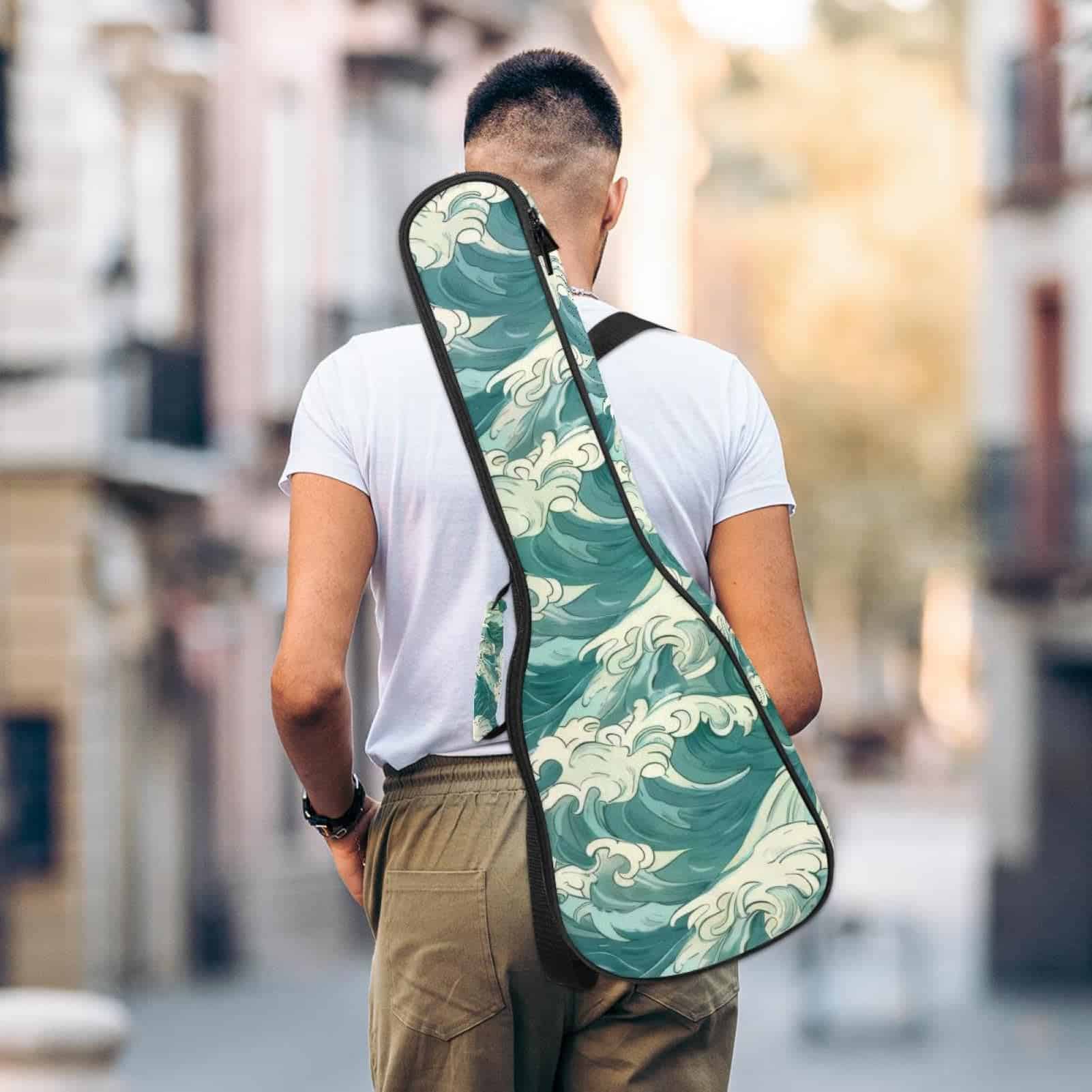 Funda de Concierto para Ukulele 23 Pulgadas Mochila 10mm - Imagen 6