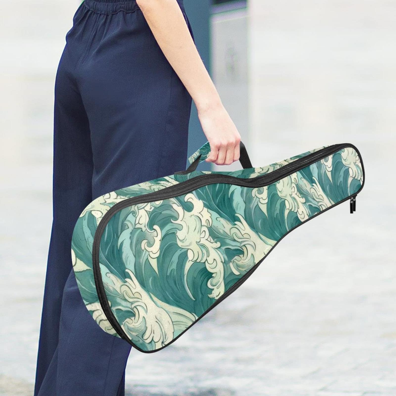 Funda de Concierto para Ukulele 23 Pulgadas Mochila 10mm - Imagen 7