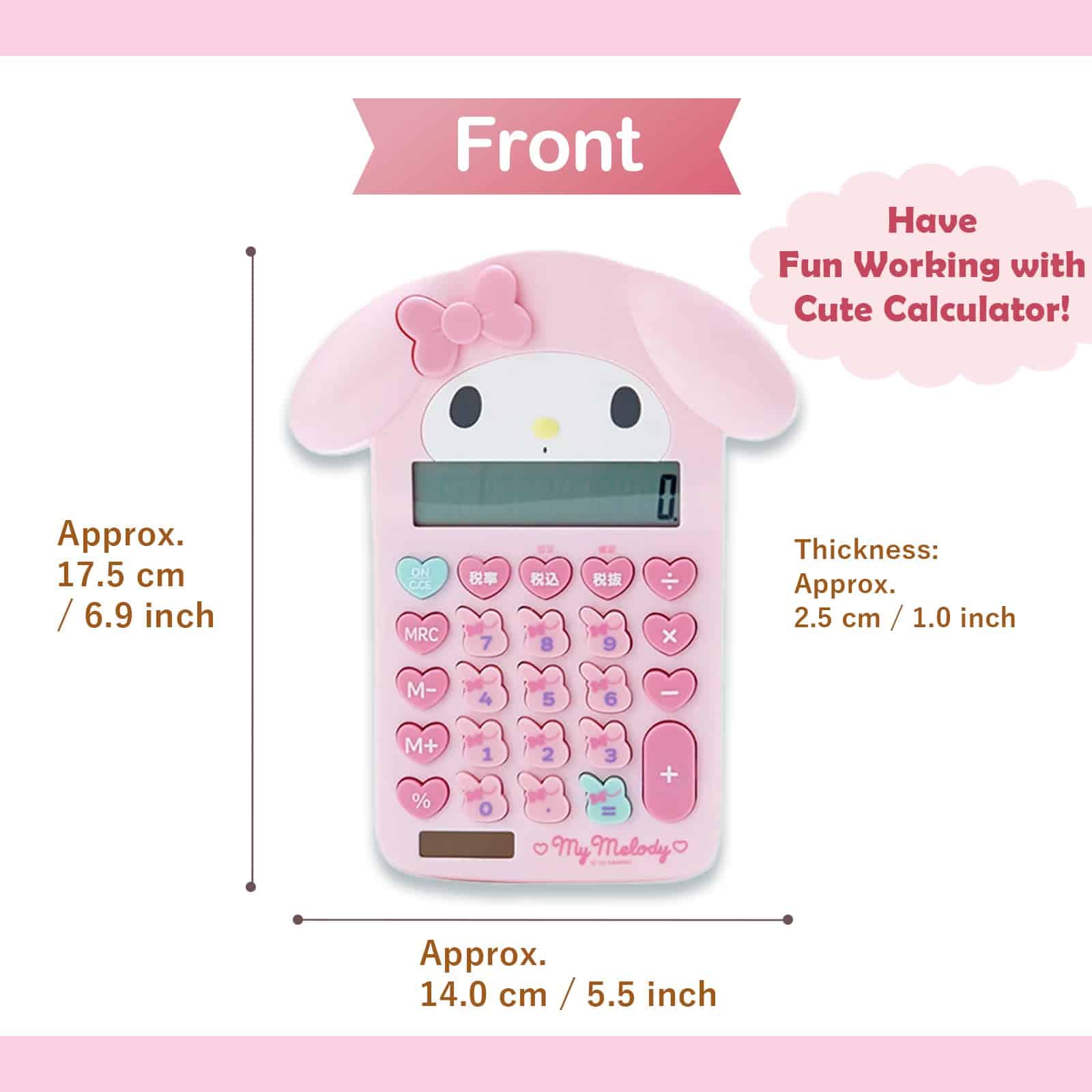 Calculadora con Forma de Cara Original de Sanrio (Importada - Imagen 4