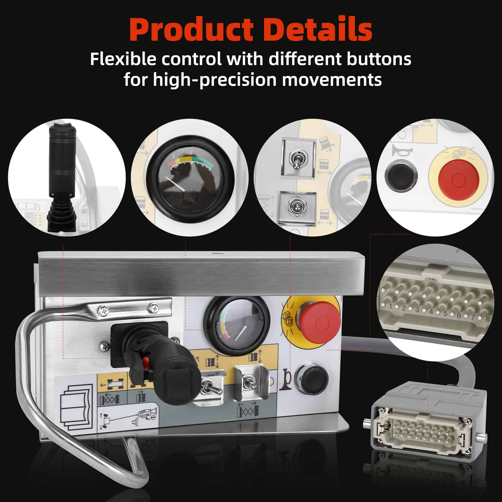 Caja de Control Qnemaei con Controlador de Joystick para - Imagen 7