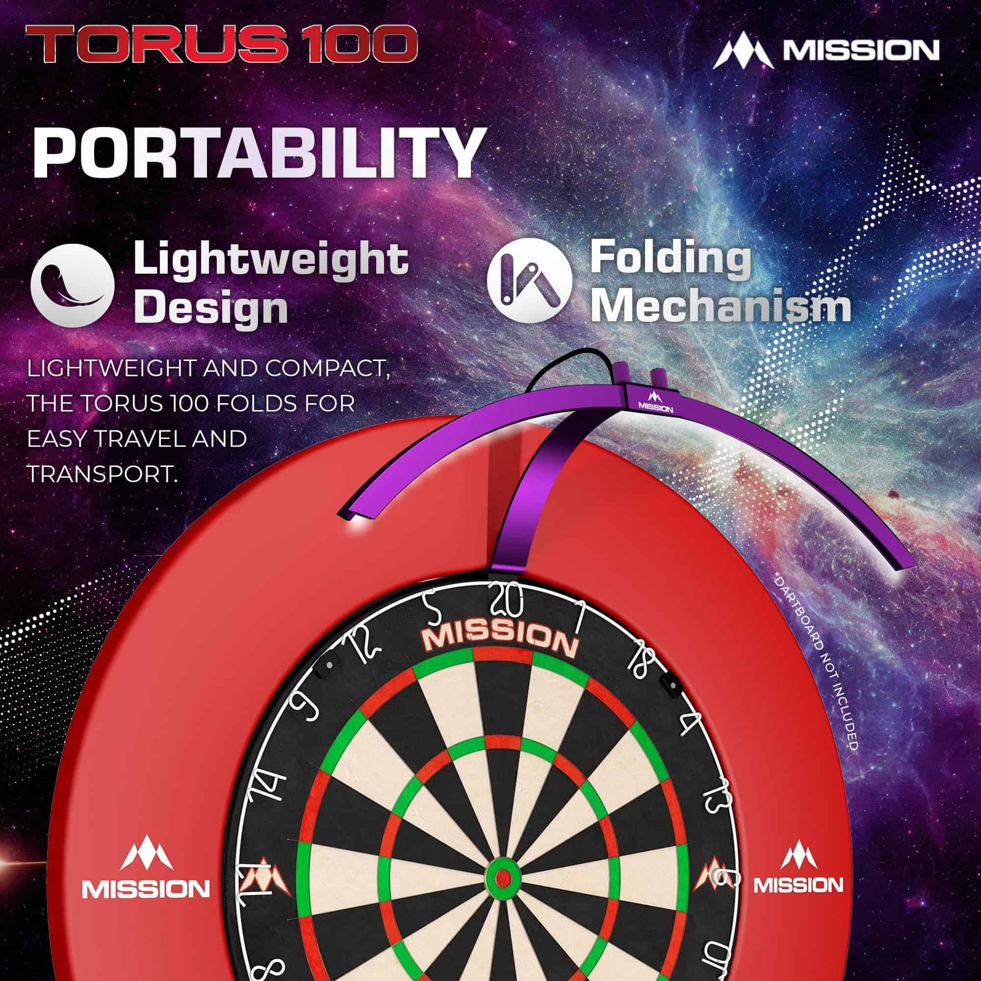 Mission Darts TOR100 Torus 100 | Tablero -Metálico) - Imagen 8