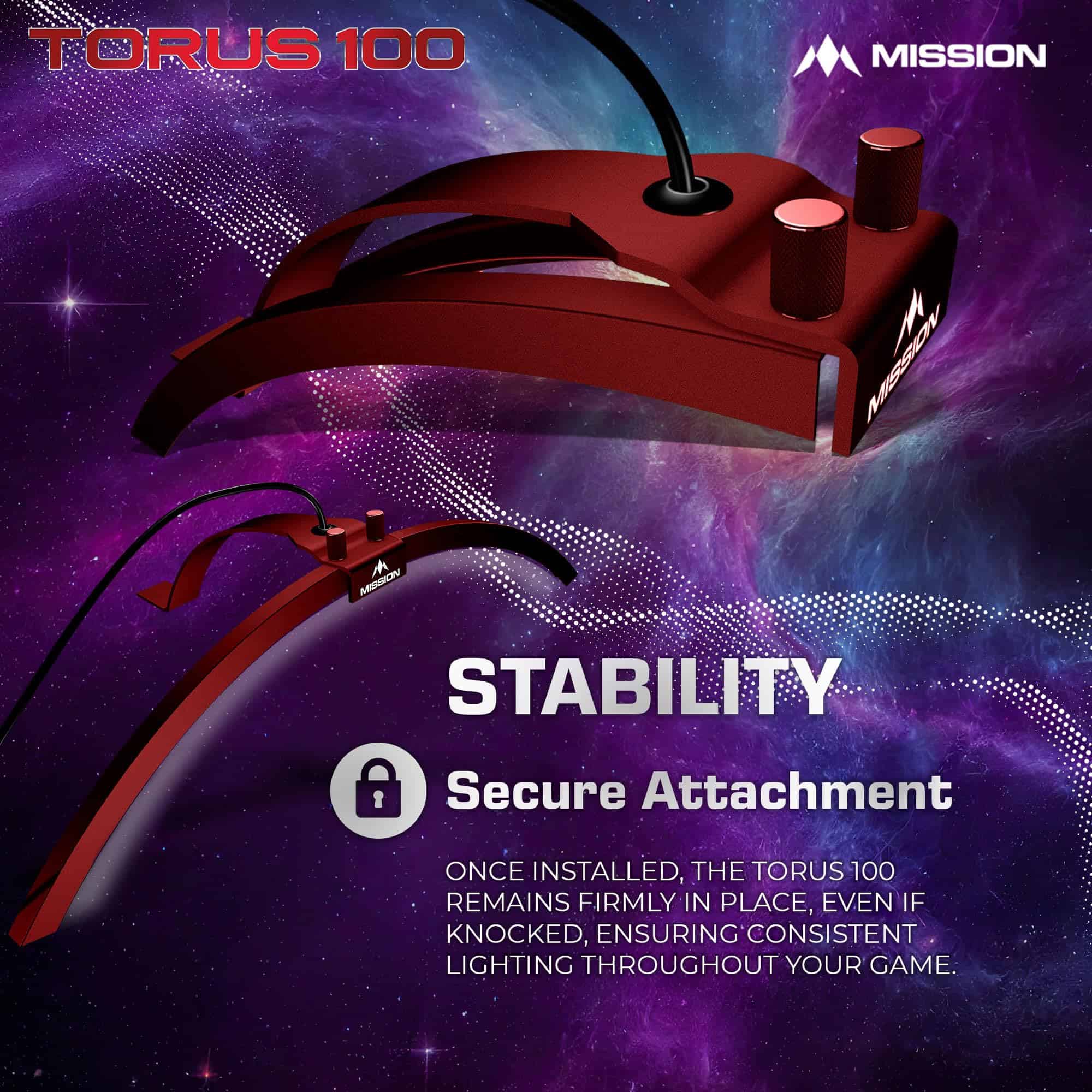 Mission Darts TOR100 Torus 100 | Tablero -Negro - Imagen 7