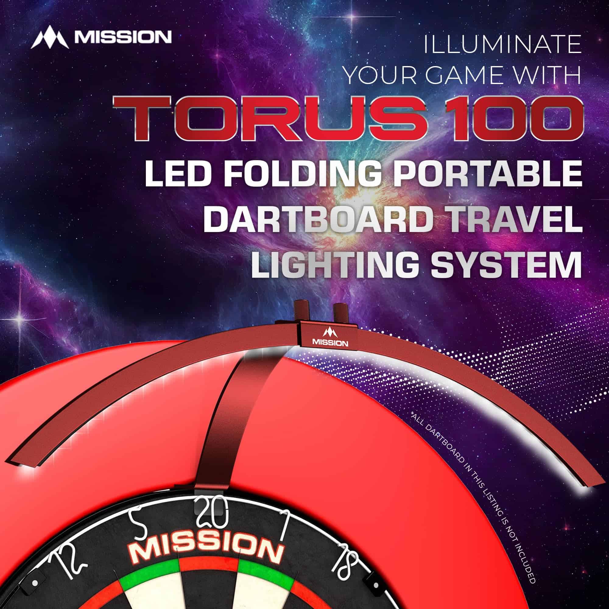 Mission Darts TOR100 Torus 100 | Tablero -Negro - Imagen 3