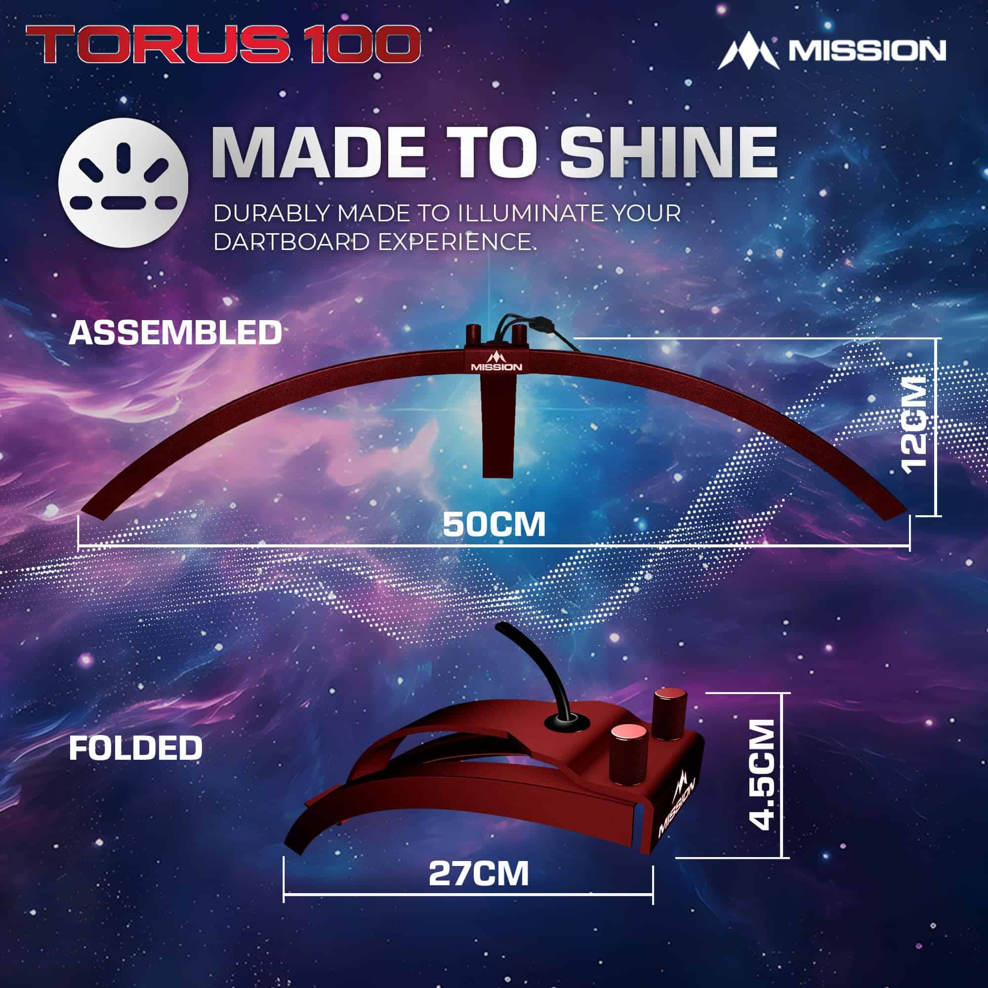 Mission Darts TOR100 Torus 100 | Tablero -Negro - Imagen 6