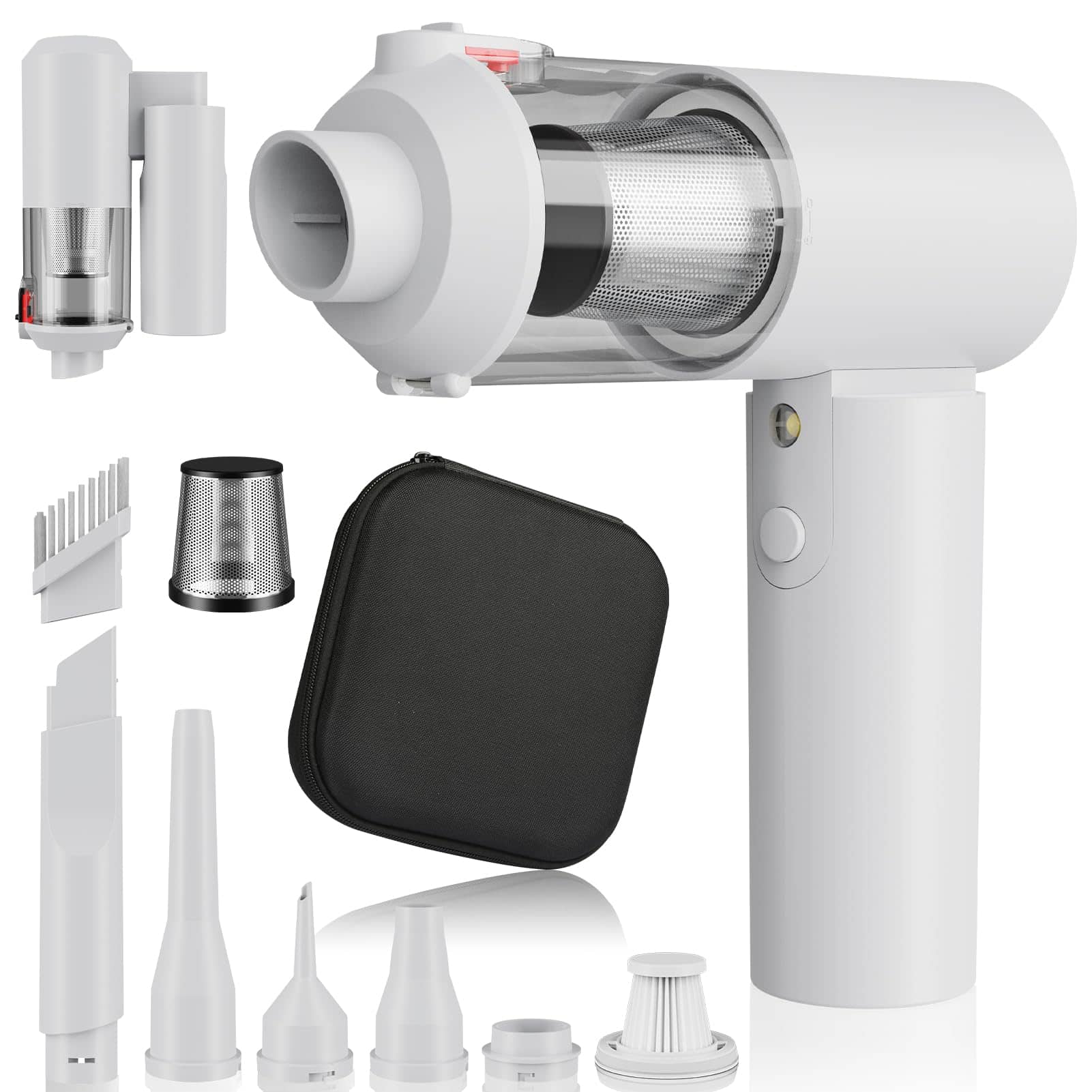 Aspiradora de mano para automóvil Tkkich 16000PA Aspiradora