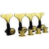 Clavijas de Afinación para Guitarra Bajo -Negro y Dorado