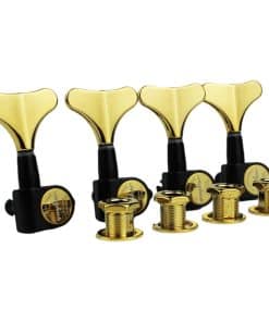 Clavijas de Afinación para Guitarra Bajo -Negro y Dorado