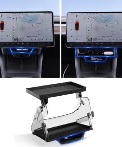 Organizador de consola central Twuprin para -Negro