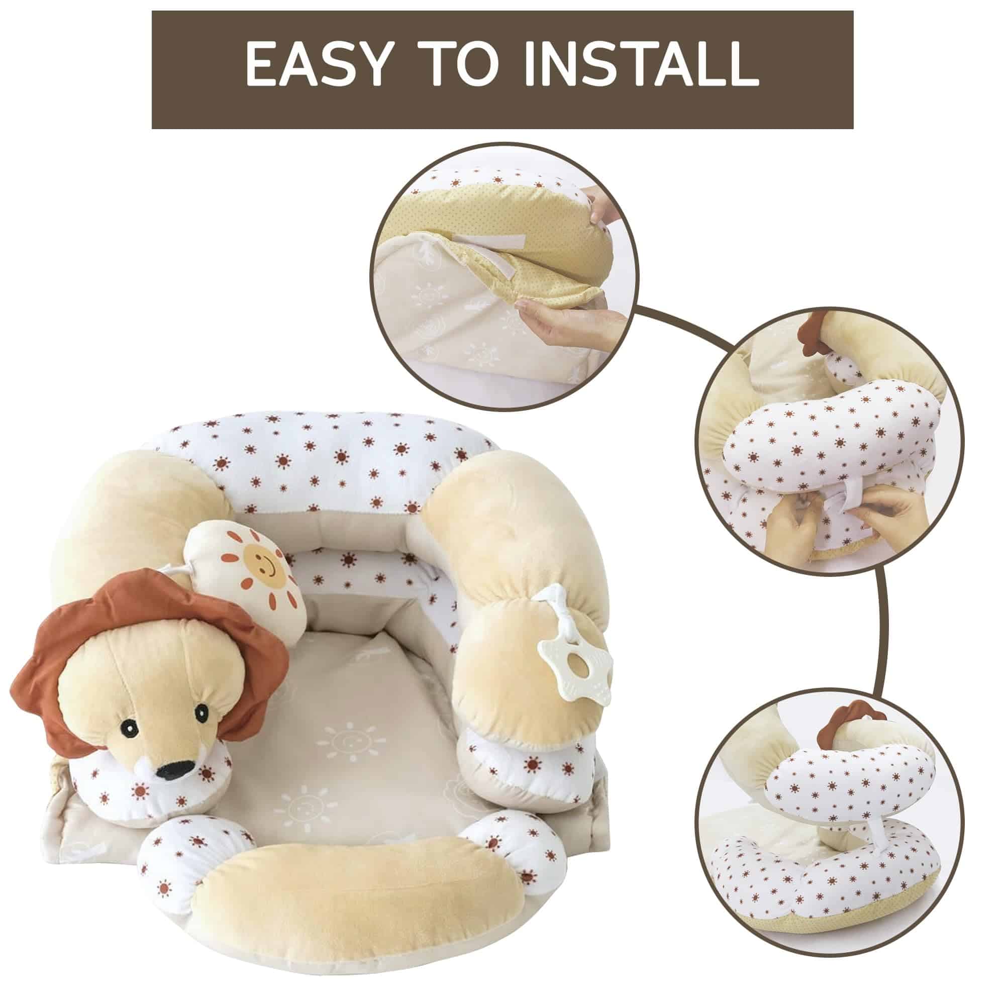 Aila+Aiden Almohadilla de Tiempo Boca Abajo y Soporte para - Imagen 4