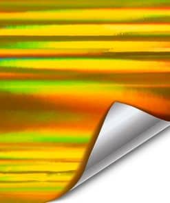 Vinilo de Envoltura Cromado Holográfico Dorado VViViD