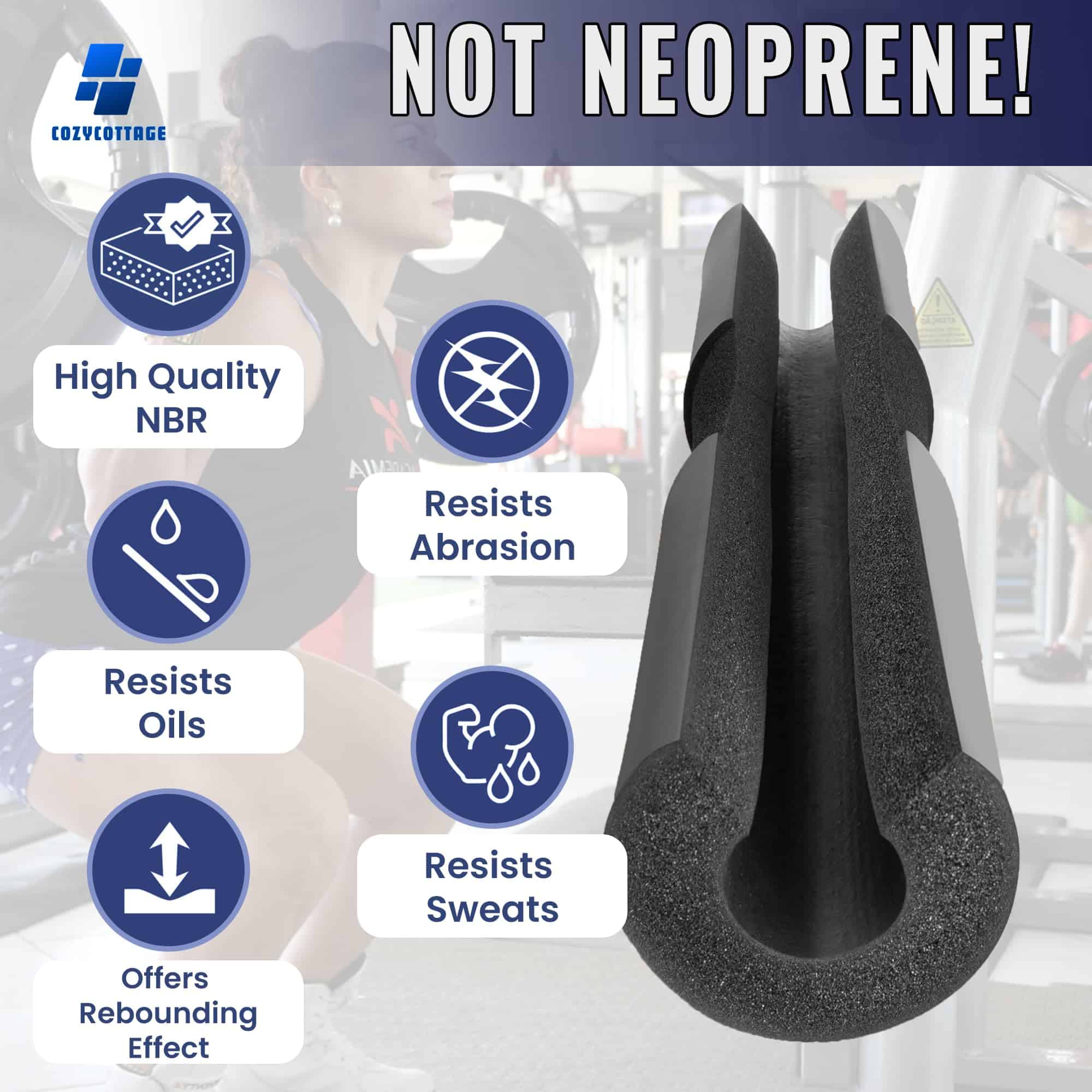 Set de Almohadilla para Barra de pesas para Hip Thrust & - Imagen 10