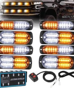 Luces de parrilla LED SOCAL-LED para camiones 8Pcs Kit de