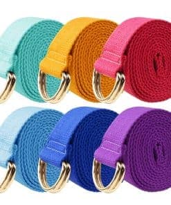 6 Paquetes de Correa de Yoga para Estiramiento -Colores Surt
