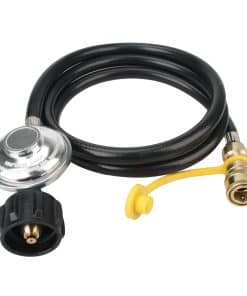 Manguera de propano de 5 pies con regulador - Compatible