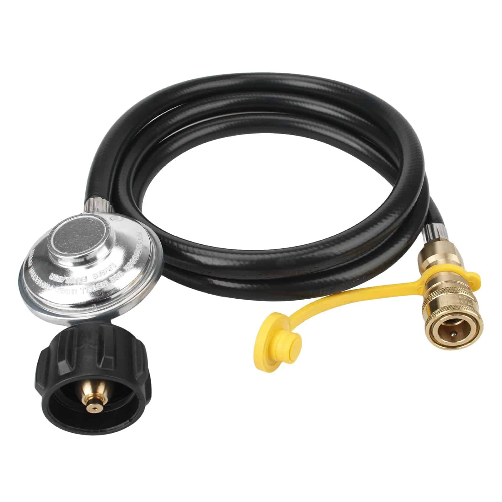 Manguera de propano de 5 pies con regulador - Compatible