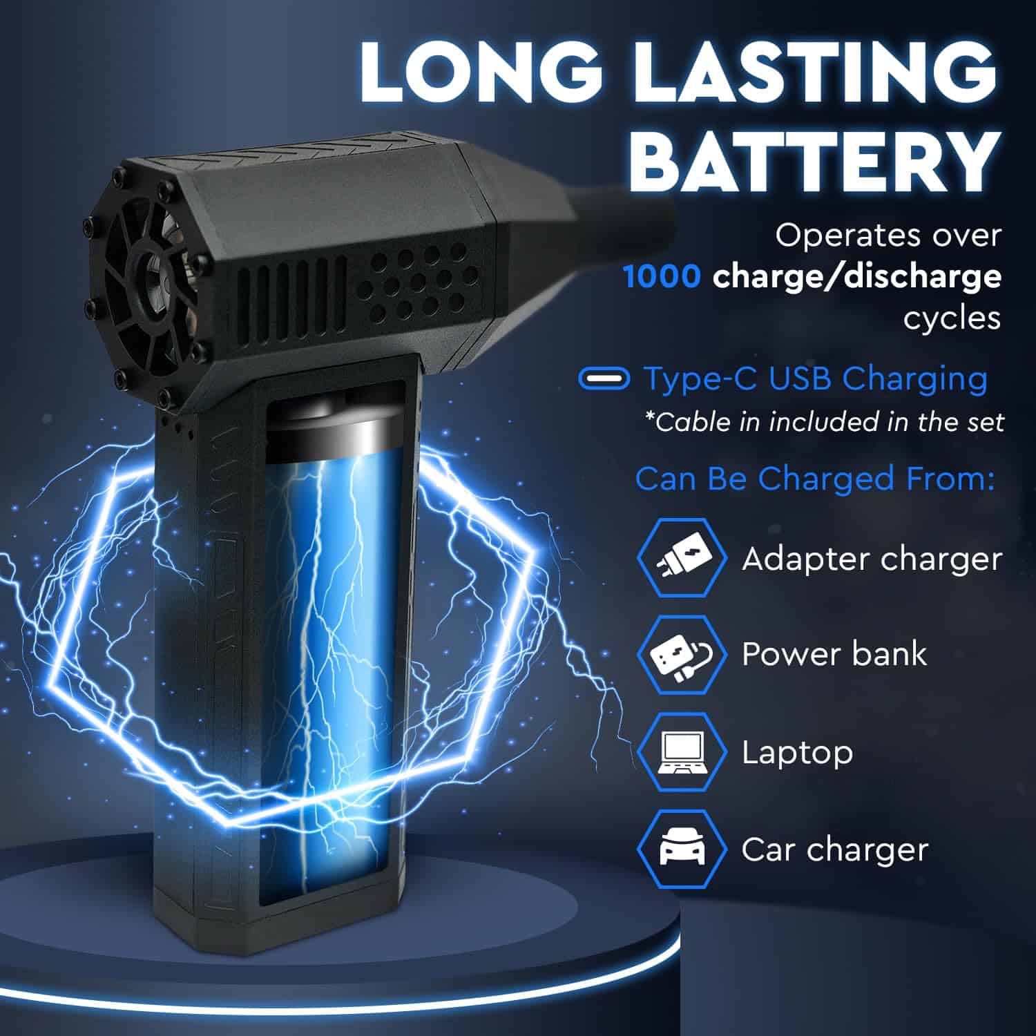 Potente Soplador de Aire Eléctrico para PC - Turbojet - Imagen 6