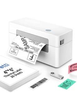 Impresora de Etiquetas Térmicas Vretti -Blanco Gris