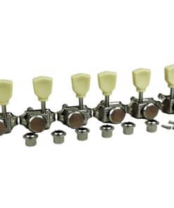 Guyker 3x3 Vintage Style Locking Guitar -Niquel - Mango Blan