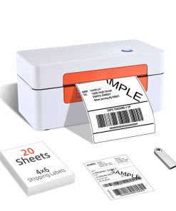 Impresora de etiquetas térmicas Vretti -Blanco Naranja