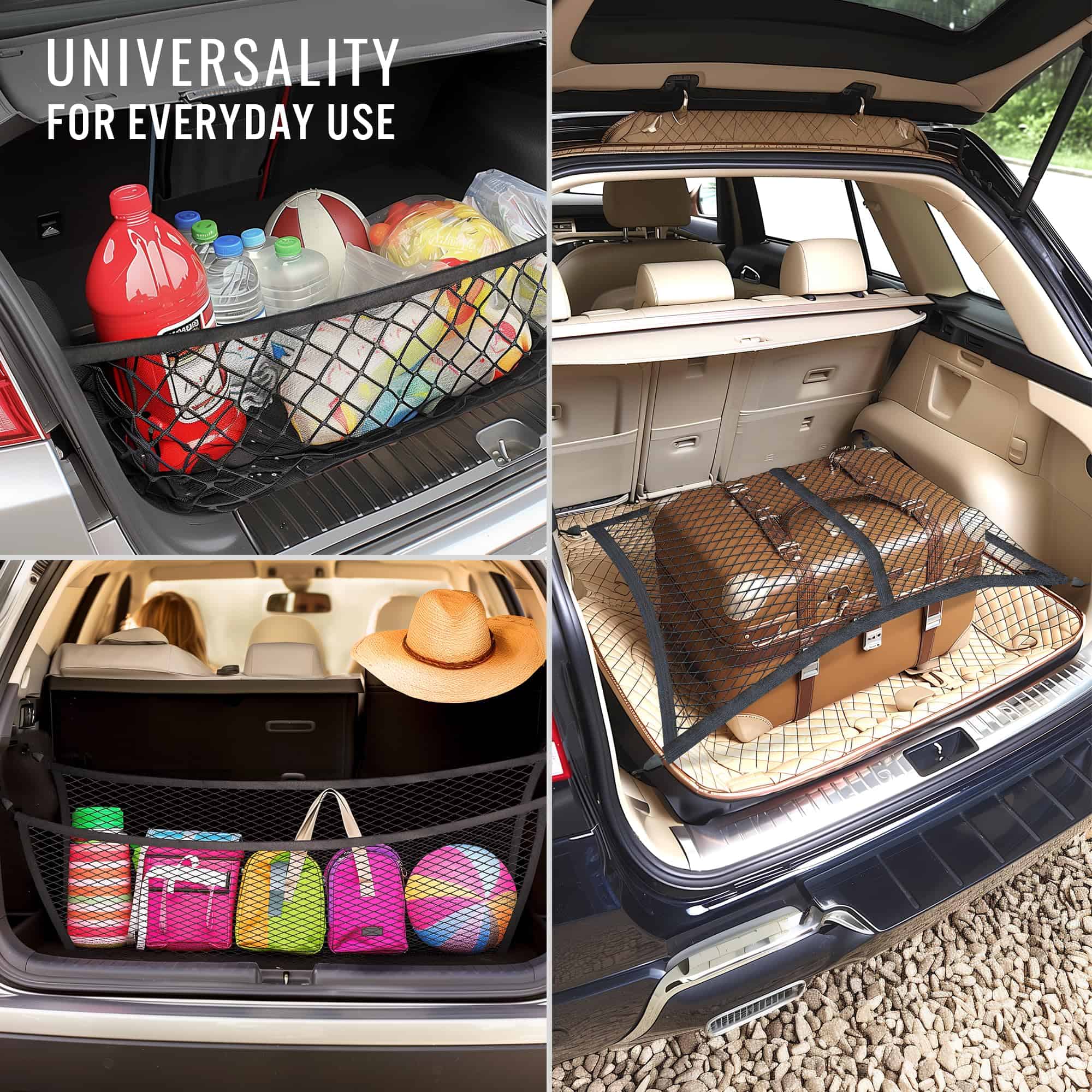 Red de carga ultra elástica OWLRICH. Organizador compacto y - Imagen 5