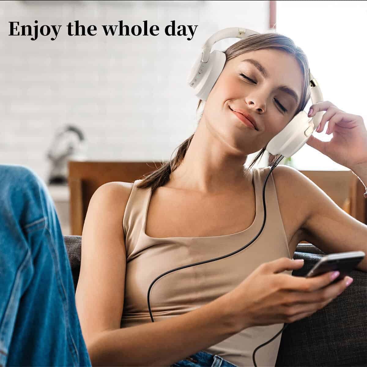 Audífonos Inalámbricos Bluetooth Falebare Over-Ear, - Imagen 7