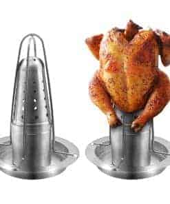 2 Juegos de Soporte para Pollo a la Cerveza para Parrilla y