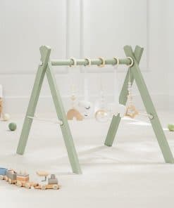 Gimnasio de Juegos de Madera para Bebés Comfy Cubs -