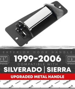 Manija de la puerta trasera del lado del pasajero de la