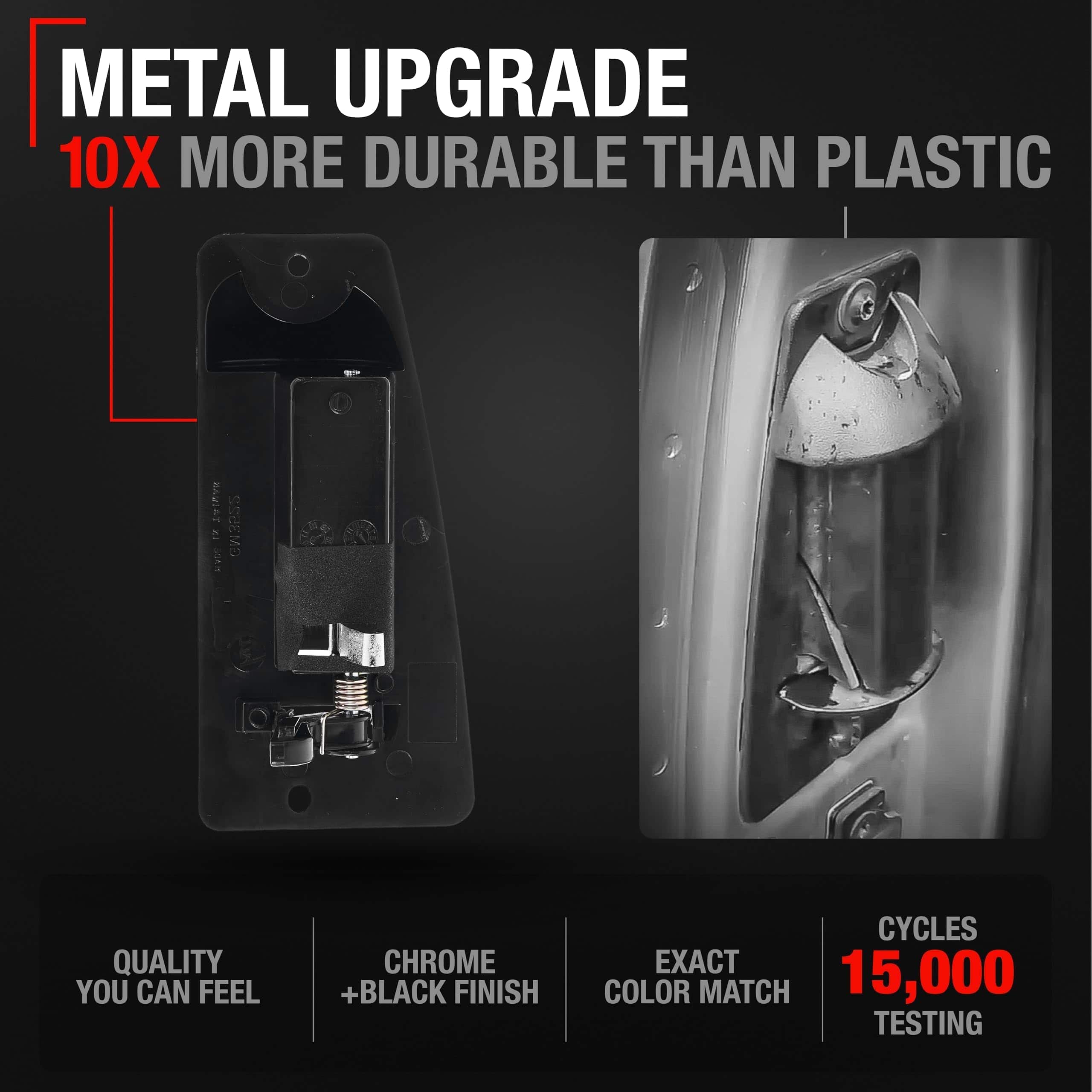 Manija de la puerta trasera del lado del pasajero de la - Imagen 4