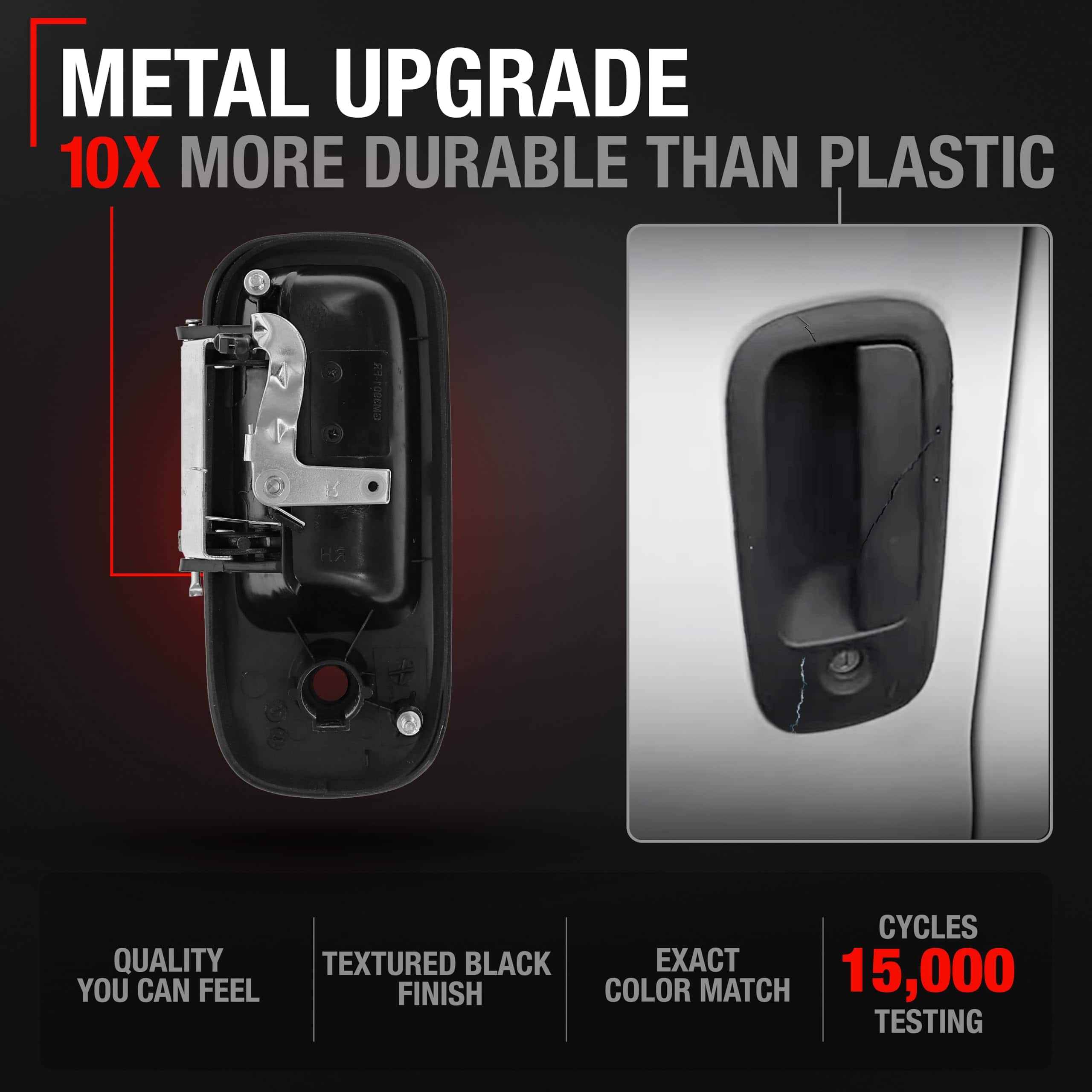 Manija de la puerta trasera del conductor con bisagra T1A - Imagen 4