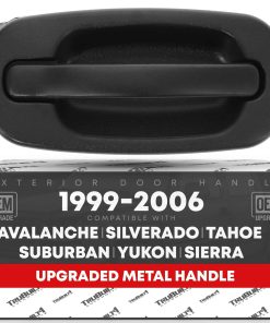 Manija de la Puerta Trasera del Pasajero Exterior, de Metal