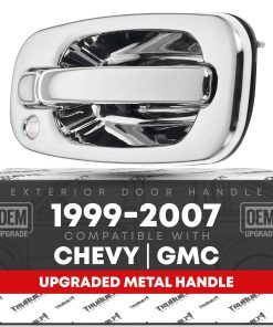 Manija de puerta delantera del pasajero exterior, de metal