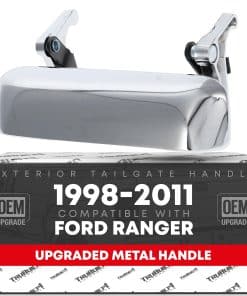 Manija de puerta trasera T1A, reemplazo de lengüeta, metal