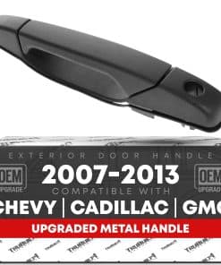 Manija de puerta delantera del conductor exterior, metal