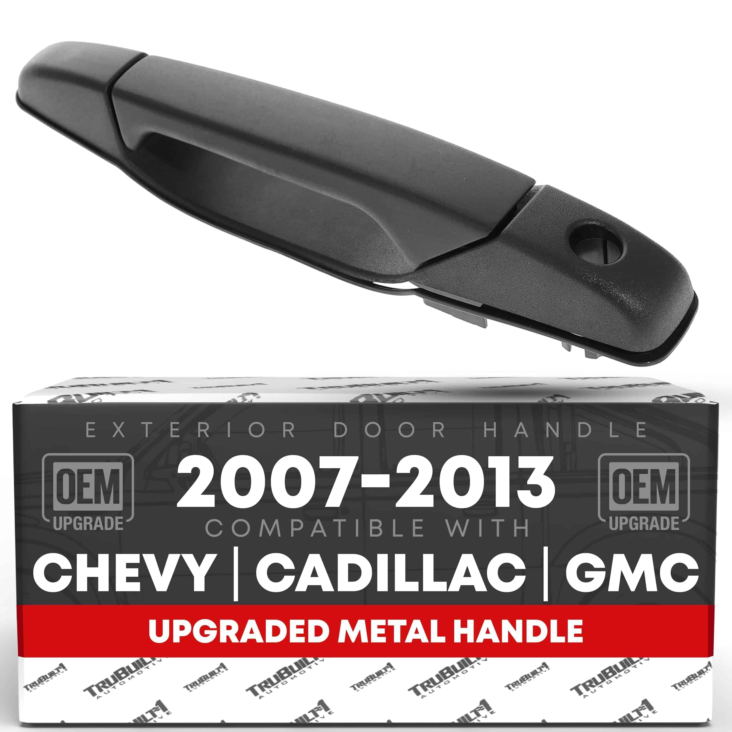 Manija de puerta delantera del conductor exterior, metal