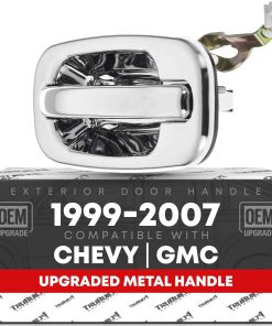 Manija de puerta exterior trasera del conductor, de metal